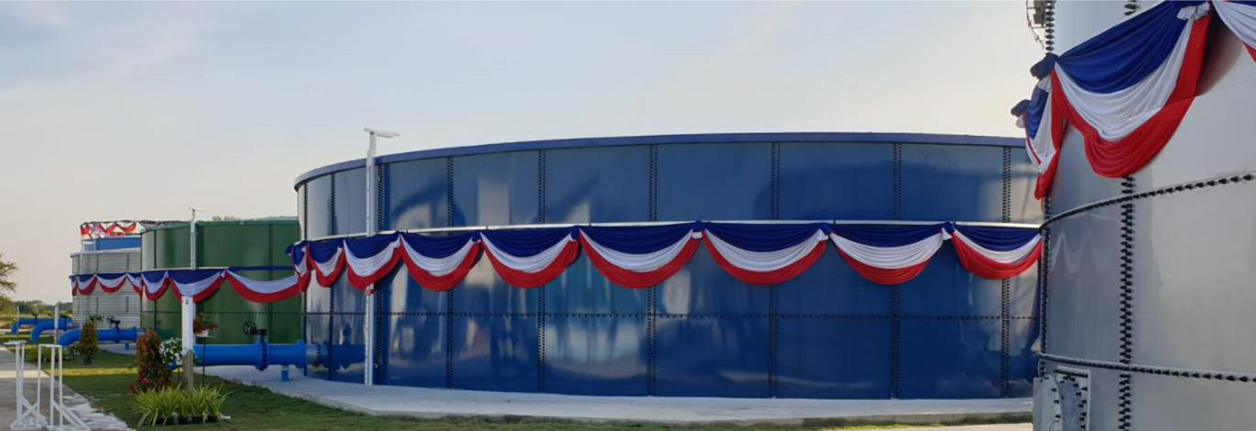 งานติดตั้งระบบถังจัดเก็บแบบโบลท์ ROOTTANK ที่ออกแบบทางวิศวกรรม